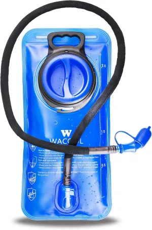 WACOOL 2L 2.5L 3L BPA Free PEVA Hydration Pack Bladder Leak-Proof Water Reservoir