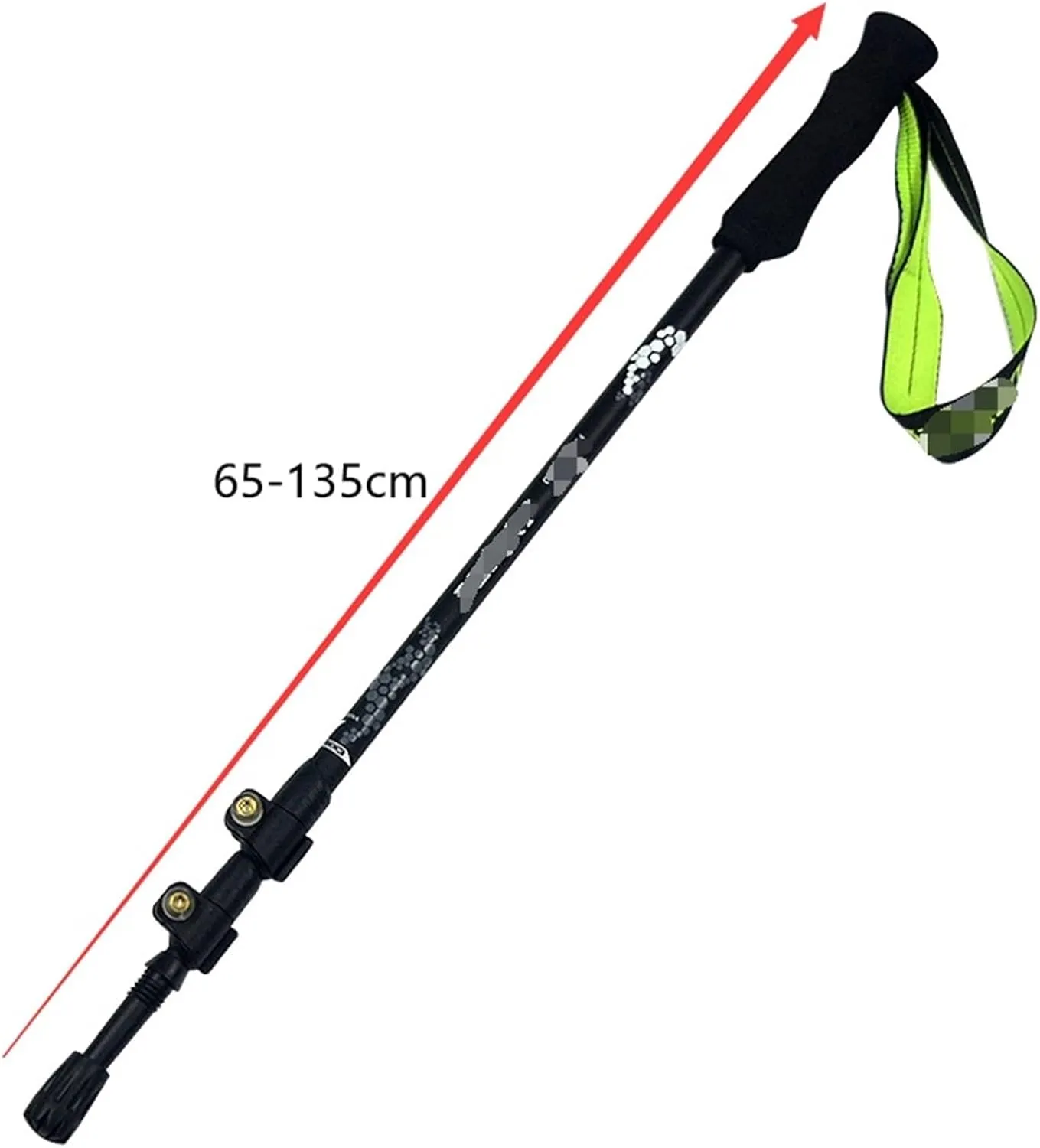 Walking Stick Hiking Poles Carbon Fiber Trekking Poles Lightweight Hiking Poles Adjustable Walking Sticks for Camping Hiking Gear Trekking Poles
