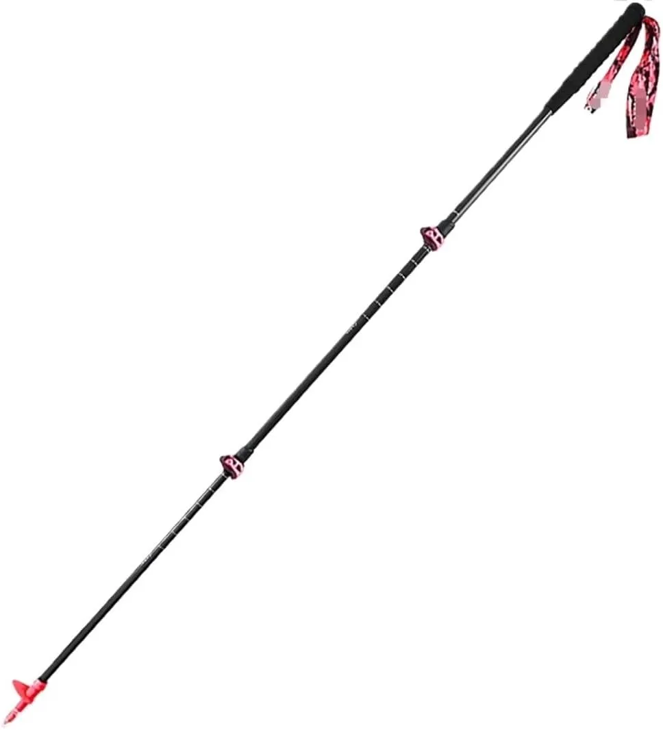 Walking Stick Hiking Poles Carbon Fiber Trekking Poles Telescopic Walking Sticks with EVA Grips Ultralight for Backpacking Hiking Gear Trekking Poles