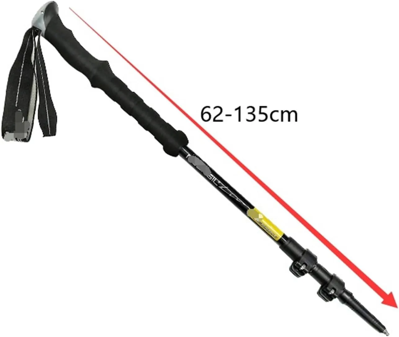 Walking Stick Hiking Poles Walking Trekking Poles Telescopic Ultralight for Hiking Camping Mountaining Backpacking Hiking Gear Trekking Poles