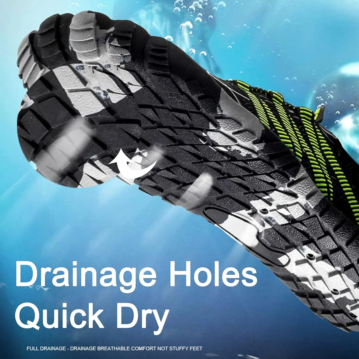 Water Shoes Men Women Barefoot Shoes Outdoor for Beach Aqua Swim Pool River Water Quick Dry Boating Fishing Diving Surfing with Yoga Aerobics