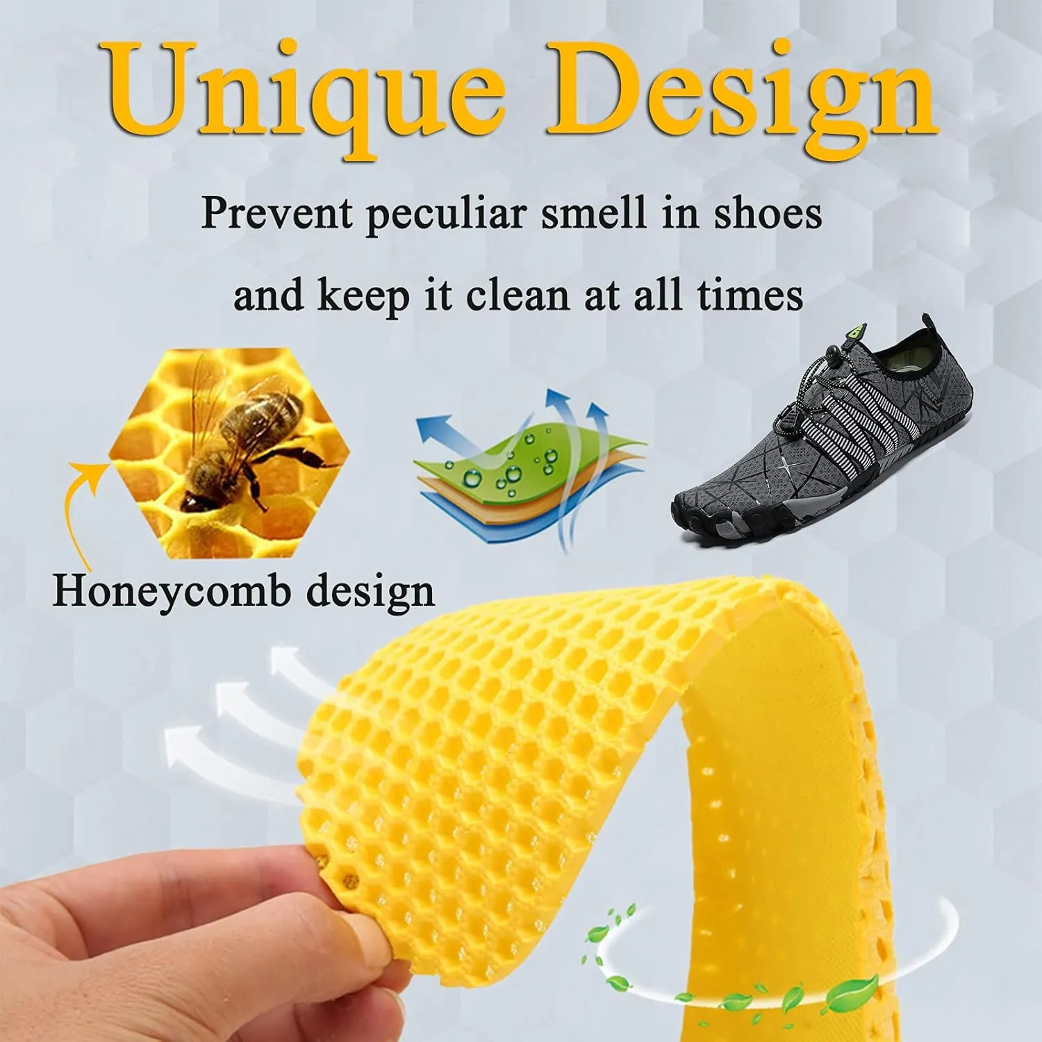 Water Shoes Men Women Barefoot Shoes Outdoor for Beach Aqua Swim Pool River Water Quick Dry Boating Fishing Diving Surfing with Yoga Aerobics