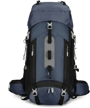 Waterproof Backpacking Mountaineering Backpack 60L Hiking Backpack Large Capacity Camping Backpack