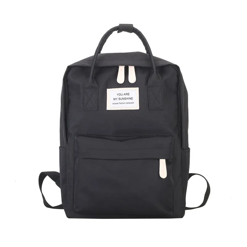Waterproof Canvas Unisex Harajuku Backpack