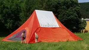 Waterproof Event Family Camping Beach Yard Patio Party Double Star Stretch Tent (Size: 33x25x16ft.)