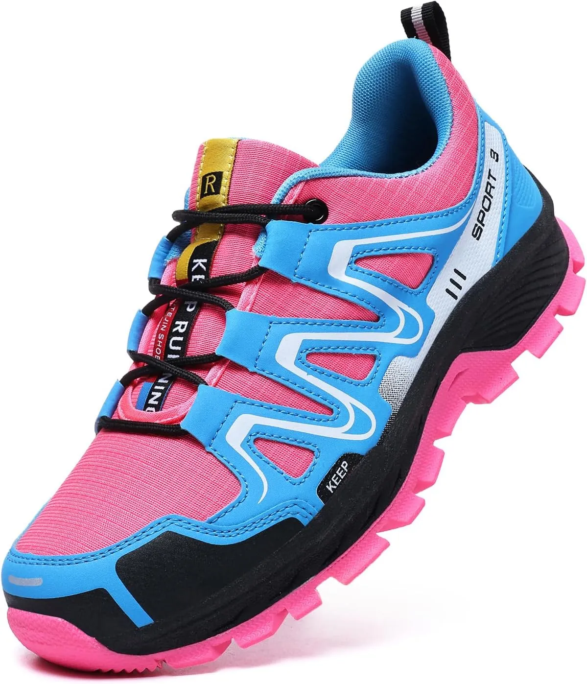Waterproof Hiking Shoes Women Casual Lace-Up Non-Slip Lightweight Comfortable Running Tennis Fashion Sneakers for Women Walking Trekking Outdoor Shoes