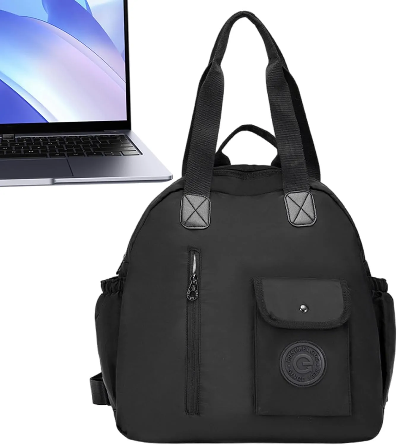 Waterproof Large Capacity Bag, Large Capacity Waterproof Fitness Bookbag, Casual Travel Rucksack, Lightweight Fashion Bag, Multipurpose Casual Travel Backpack, Lightweight Purse Casual Shoulder Bag