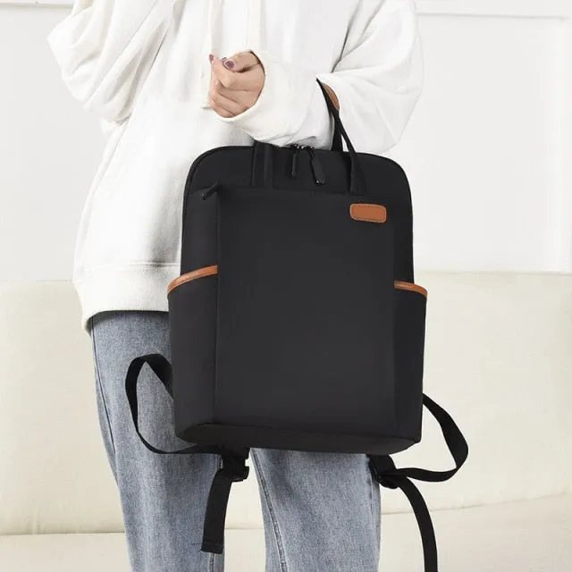 Waterproof Women Oxford Business Backpack / Rucksack