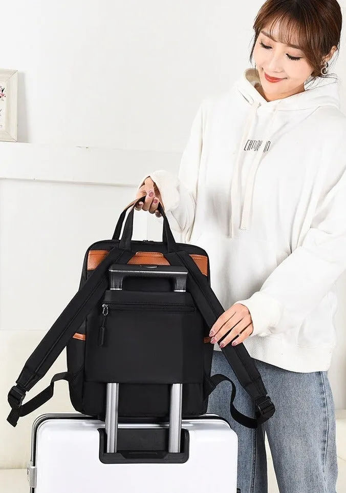 Waterproof Women Oxford Business Backpack / Rucksack