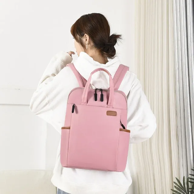 Waterproof Women Oxford Business Backpack / Rucksack
