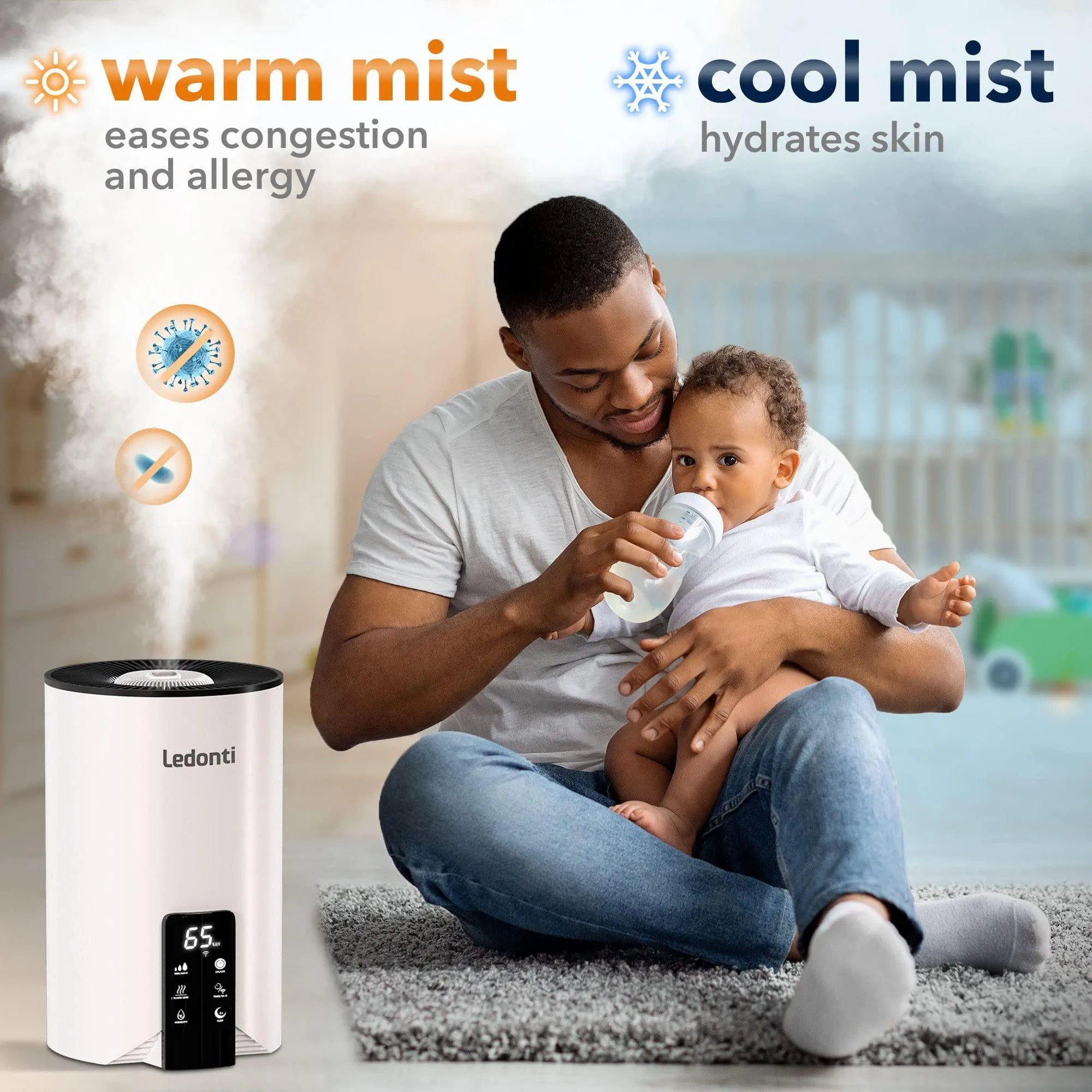 WiFi Controlled Bedroom Humidifiers.