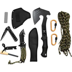 Wilora Axe & Knife Survival Kit
