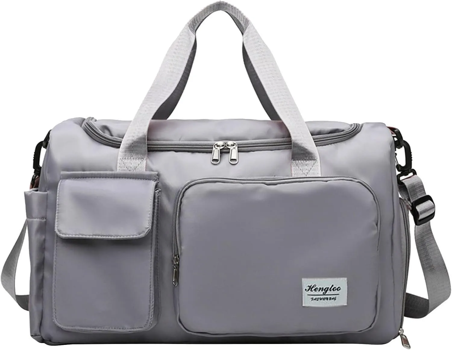 Womens Gym Bag with Shoes Compartment,28L Duffel Bag Men,Waterproof Gym Duffle Bag for Workout Travel Yoga Sports