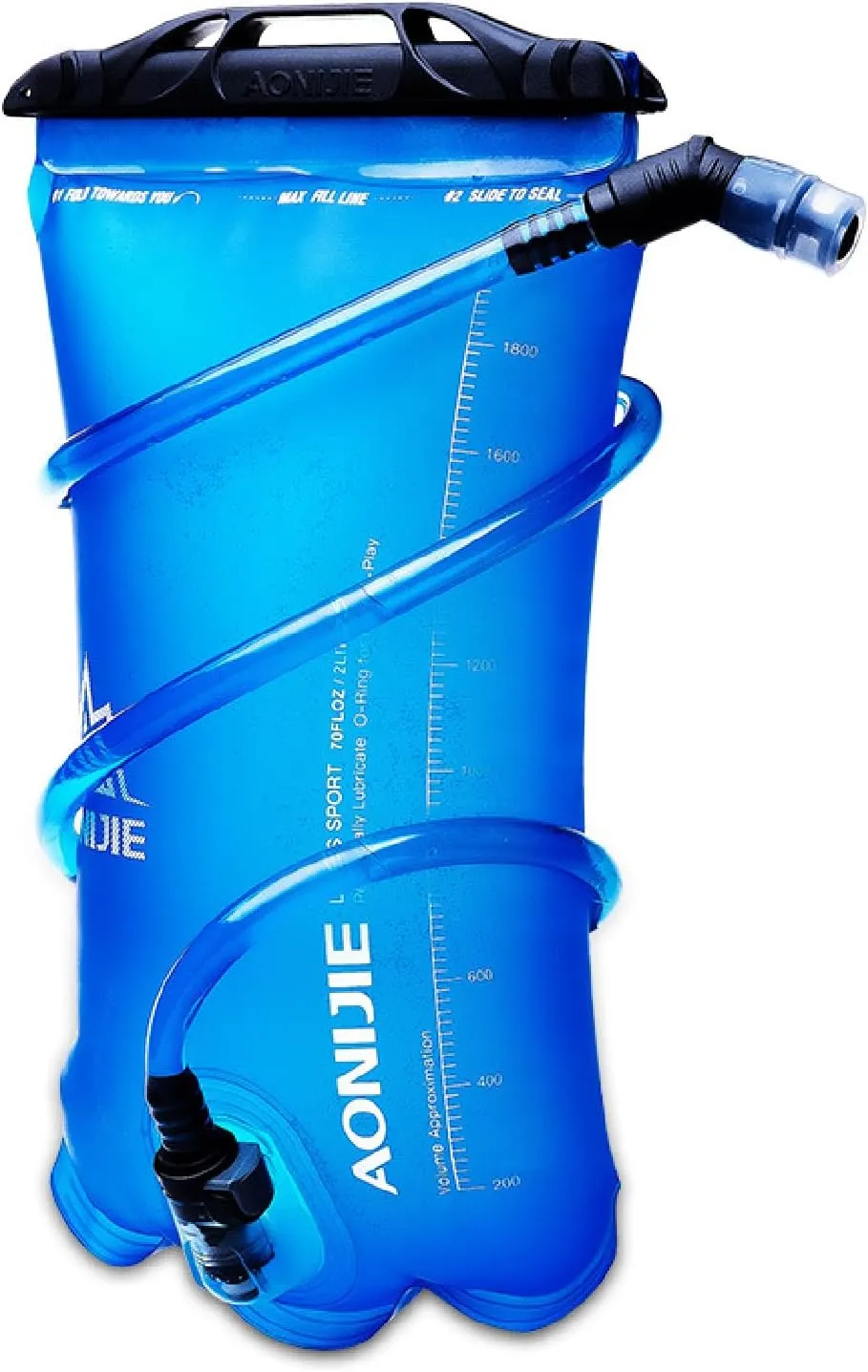 YAPJEB Hydration Bladder BPA Free 1.5L 2L 3L Water Reservoir Water Bladder for Running Hiking Climbing Cycling