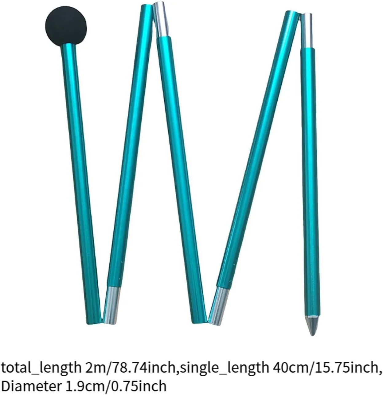 Yiju Tent Pole Tent Rod Accessories,Replacement Beach Shelter,Stand Canopy Rod, Tarp Pole for Outdoor Hiking Beach Awning Camping