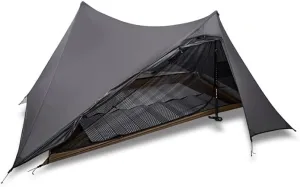 Yun Chuan Double-Sided Silicon-Coated Double A Pyramid 15D Nylon rodless Camping Hiking Outdoor Tent (Three-seasondouble Full Set)