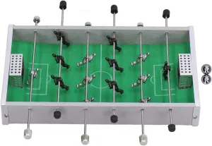 Zerodis Mini Foosball Table, Compact Mini Table Hand Soccer Wooden Soccer Game Tabletop Mini Indoor Table Soccer Set for Game Rooms, Parties, Family Night